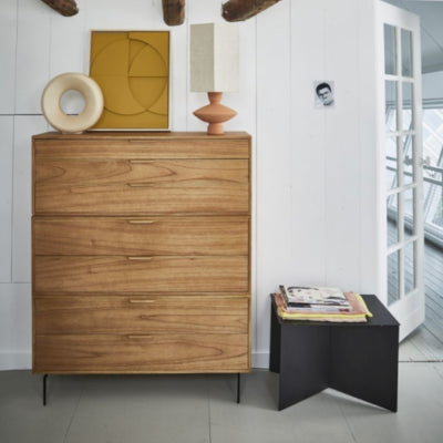 Hkliving (r) bijzettafel rechthoekig zwart 55 cm | 2 stuks