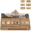 Stempel let the adventure begin 6 cm 6 assorti | 36 stuks