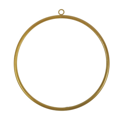 Decoratie hanger ring diy goudkleurig 30 cm | 24 stuks