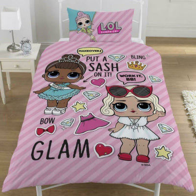 Lol surprise dekbedovertrek 135 x 200 cm | 8 stuks