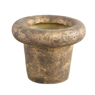 Ptmd bloempot relandi m goudkleurig 25 cm | 4 stuks