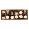 Daan kromhout eieren met touw zwart 5 cm 12 stuks | 10 stuks