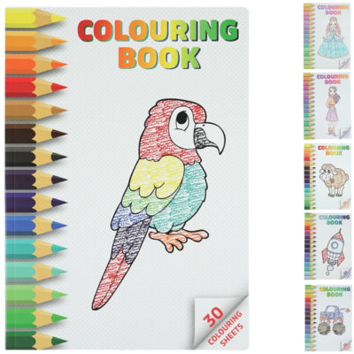 Kleurboek a4 30 paginas 6 assorti | 24 stuks