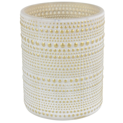 Countryfield theelichthouder nelle l crème 12,5 cm | 12 stuks