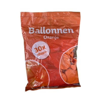 Oranje ballonnen 23 cm 30 stuks | 24 stuks