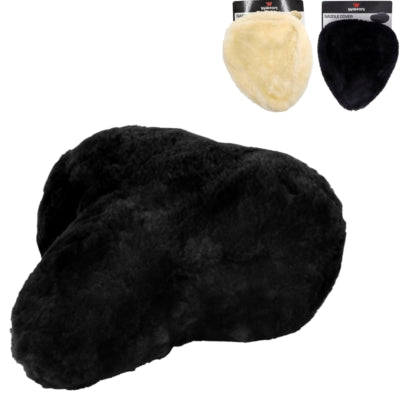 Fietszadel hoes fluffy 2 assorti | 24 stuks