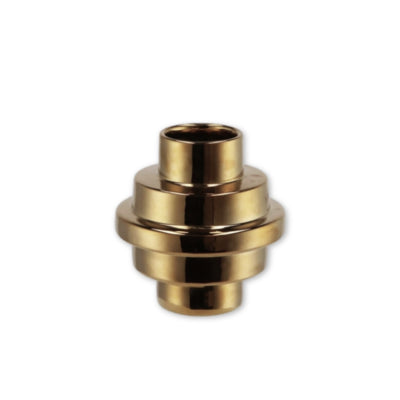 Daan kromhout vaas stairs shiny gold 15 cm | 6 stuks