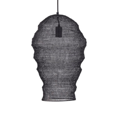 Ptmd hanglamp miko s zwart 50 cm | 2 stuks