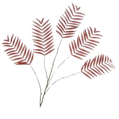 Daan kromhout kunstblad palm bruin 125 cm | 6 stuks
