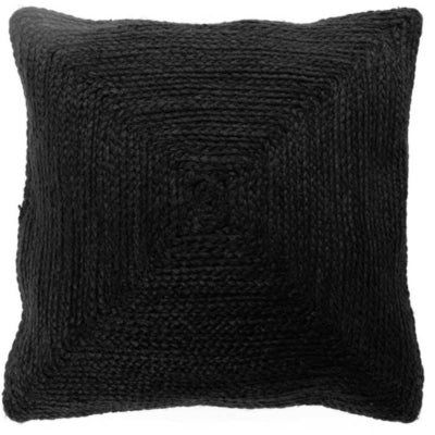 Unique living kussen rana zwart 45 x 45 cm | 6 stuks