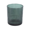 Ptmd theelichthouder yousra l groen 10 cm | 6 stuks