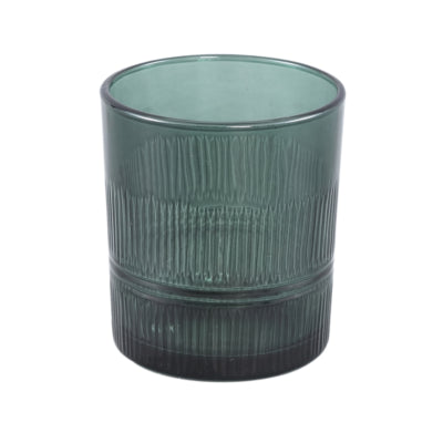 Ptmd theelichthouder yousra l groen 10 cm | 6 stuks