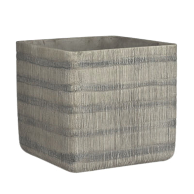 Bloempot kyoto grijs 21 cm | 4 stuks