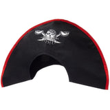 Folat piraten hoed vilt zwart 47 cm | 12 stuks - afbeelding 1