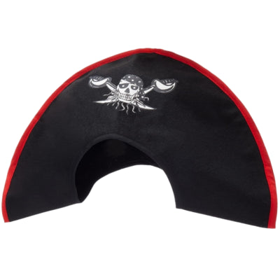 Folat piraten hoed vilt zwart 47 cm | 12 stuks