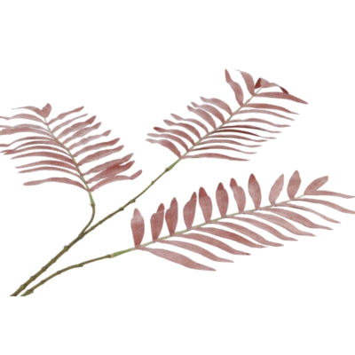 Daan kromhout kunsttak palm leaf zijde oudroze 95 cm | 6 stuks