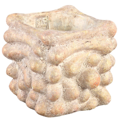 Ptmd bloempot drew l crème 20 cm | 6 stuks