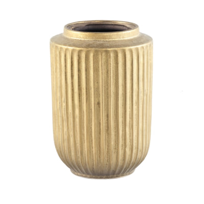 Ptmd bloempot harris hoog s goudkleurig 26 cm | 2 stuks