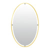 Len-fra wandspiegel salem goudkleurig 60 cm | 2 stuks