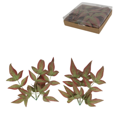 Home accents decoratie bladeren tillandsia 12 cm 6 assorti | 24 stuks