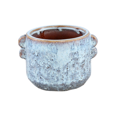 Ptmd bloempot shay s blauw 13,5 cm | 18 stuks