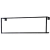 Woood wandrek metaal zwart 50 cm | 6 stuks