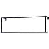 Woood wandrek metaal zwart 50 cm | 6 stuks - afbeelding 2