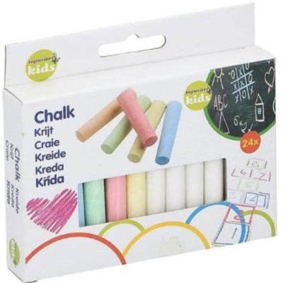 Krijt 8 cm 24 stuks | 24 stuks