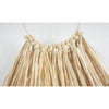 Wanddecoratie raffia button cirkel 70 cm | 24 stuks