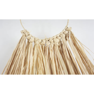 Wanddecoratie raffia button cirkel 70 cm | 24 stuks