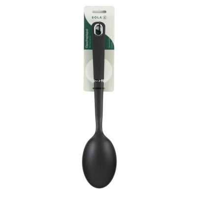 Sola serveerlepel zwart 33 cm | 48 stuks