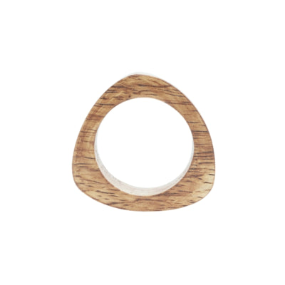 Ptmd servetring tria hout 5 cm | 24 stuks