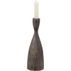 Woood kaarsenhouder rosa hout 28 cm | 8 stuks