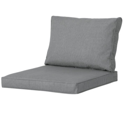 Madison loungekussen grijs 73 x 73 cm | 3 stuks