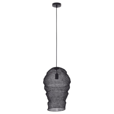 Ptmd hanglamp miko s zwart 50 cm | 2 stuks
