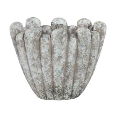 Ptmd bloempot minter m grijs 36 cm | 2 stuks