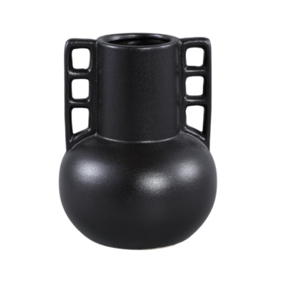 Ptmd vaas essa donkerbruin 23 cm | 2 stuks
