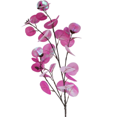 Kunsttak eucalyptus paars 81 cm | 12 stuks