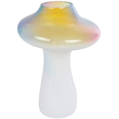 Cosydecor beeld paddenstoel rainbow l glas