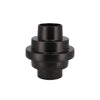 Daan kromhout vaas stairs zwart 25 cm | 4 stuks