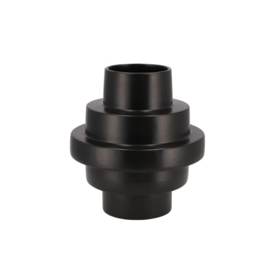 Daan kromhout vaas stairs zwart 25 cm | 4 stuks
