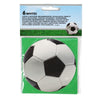 Uitnodigingskaarten voetbal 10 cm 6 stuks | 48 stuks