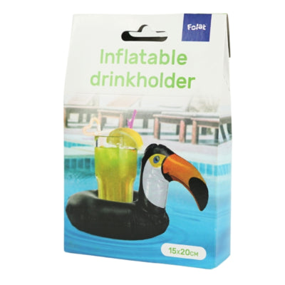 Folat bekerhouder drijvende toekan 20 cm | 24 stuks
