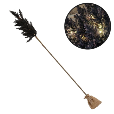 Countryfield kunsttak astilbe led op batterij zwart 90 cm | 12 stuks