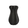 Light living light en living vaas abajo mat zwart 25 cm | 2 stuks