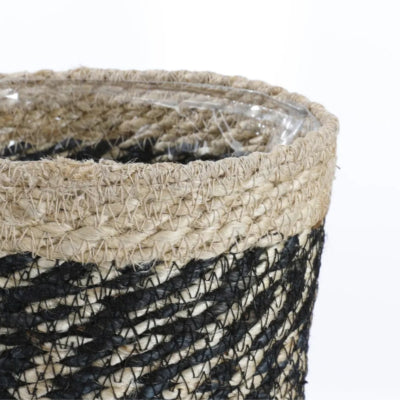 Mica mand bonaparte zwart 18 cm | 12 stuks