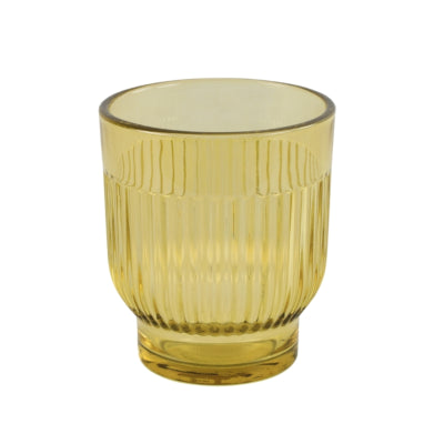 Countryfield theelichthouder tirza amber 8,5 cm | 24 stuks