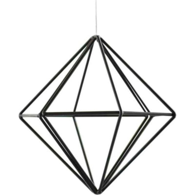 Ginger ray geometrische hangdecoratie zwart 22 cm | 10 stuks