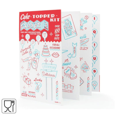 Suckuk taart decoratieset 100-delig 20 cm | 24 stuks