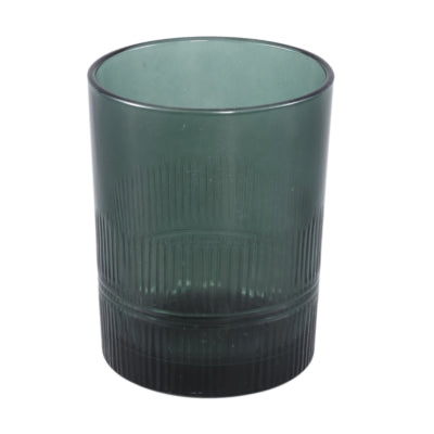 Ptmd windlicht yousra s groen 12,5 cm | 4 stuks